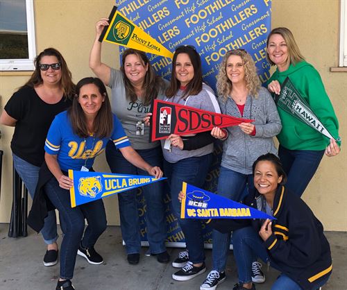 Counselors at College Signing Day